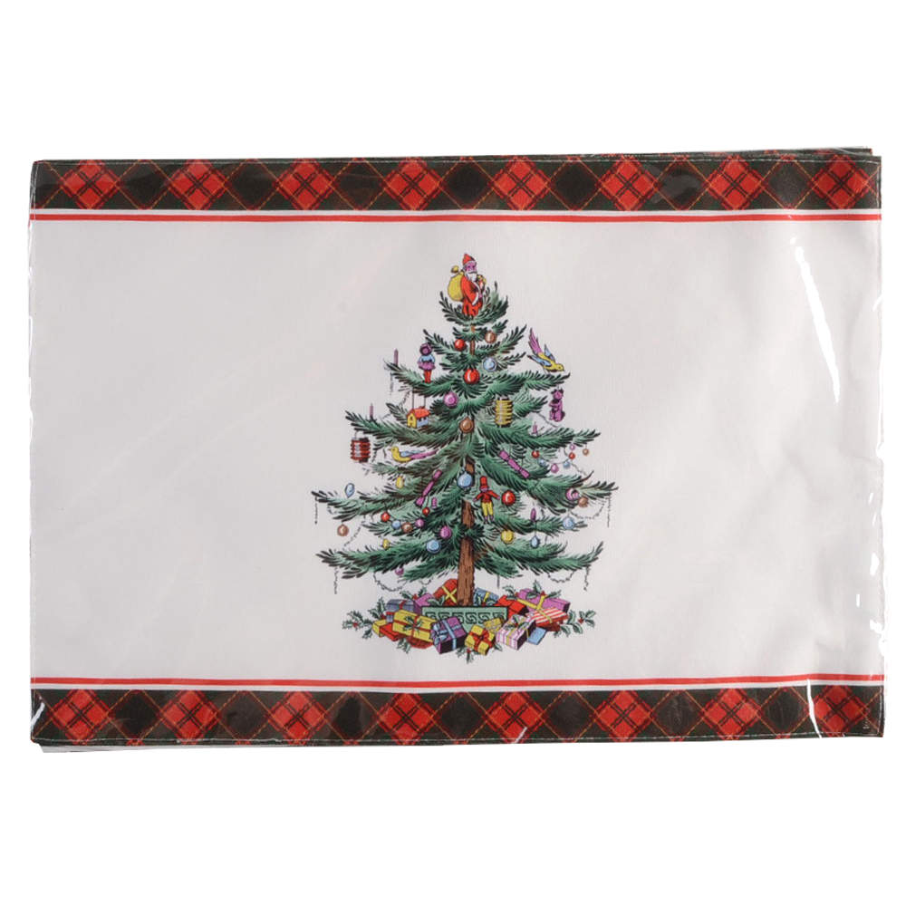 Christmas Tree Cloth Placemat - Set of 4 by Spode-1