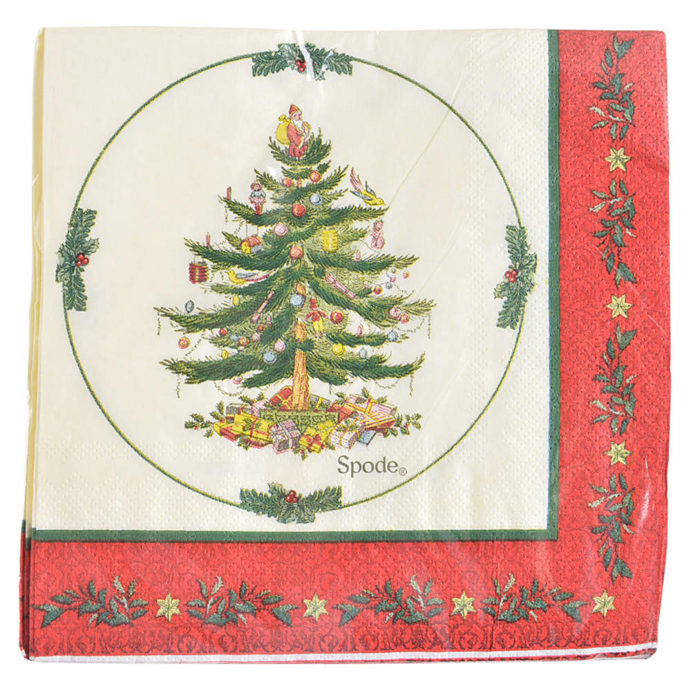 Christmas Tree Package of Paper Luncheon Napkins by Spode-1