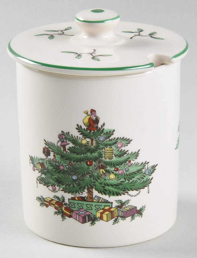 Christmas Tree Marmalade & Lid by Spode-1