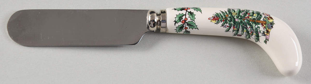 Christmas Tree Individual Cheese Spreader by Spode-1