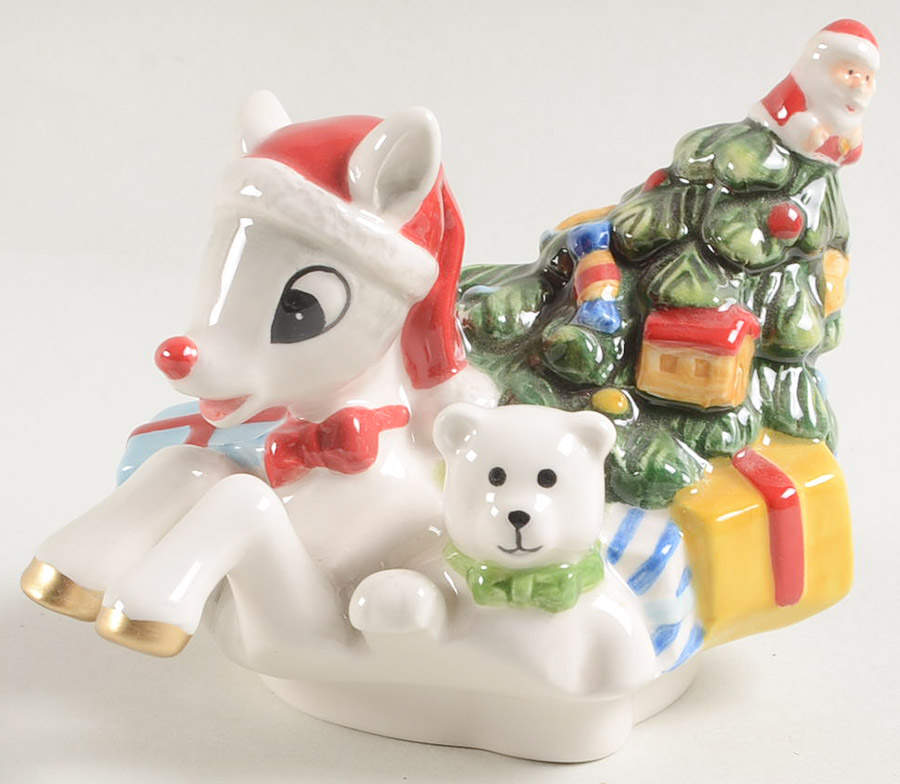 Christmas Tree Lid for Candy Jar by Spode-1