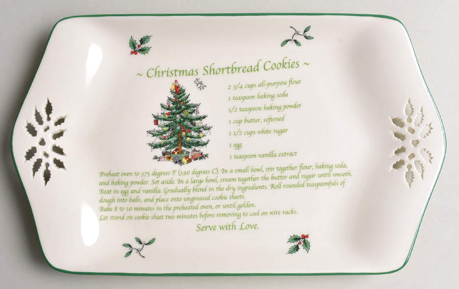 Christmas Tree Cookie Tray by Spode-1