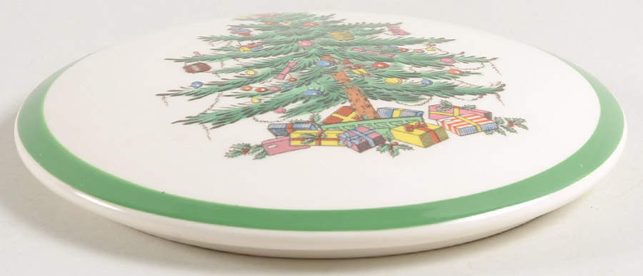 Christmas Tree Lid for 5" Round Box by Spode-1