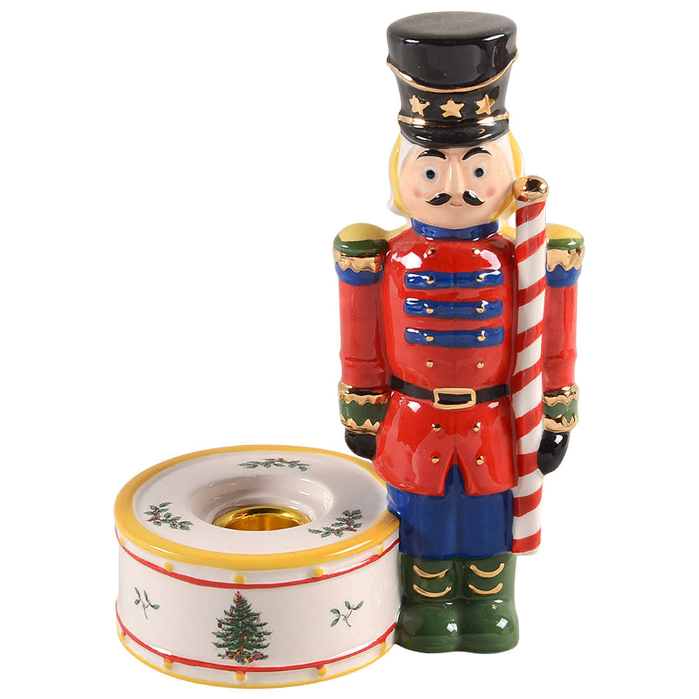 Christmas Tree Figural Candlestick by Spode-1