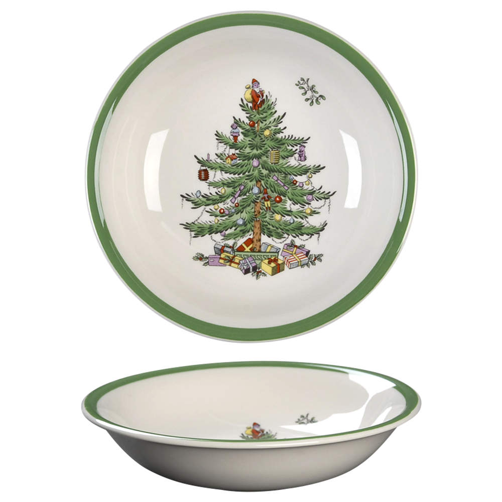 Christmas Tree Coupe Cereal Bowl by Spode-1