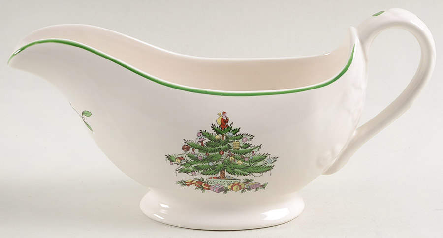 Christmas Tree Gravy Boat by Spode-1