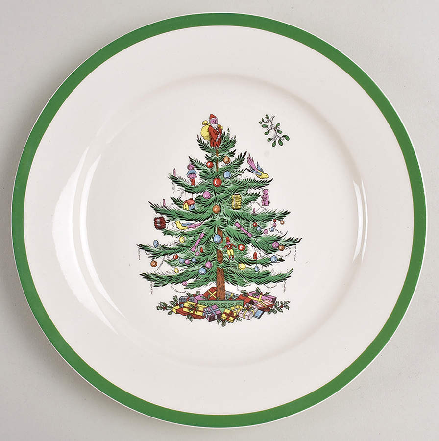 Christmas Tree Luncheon Plate by Spode-1