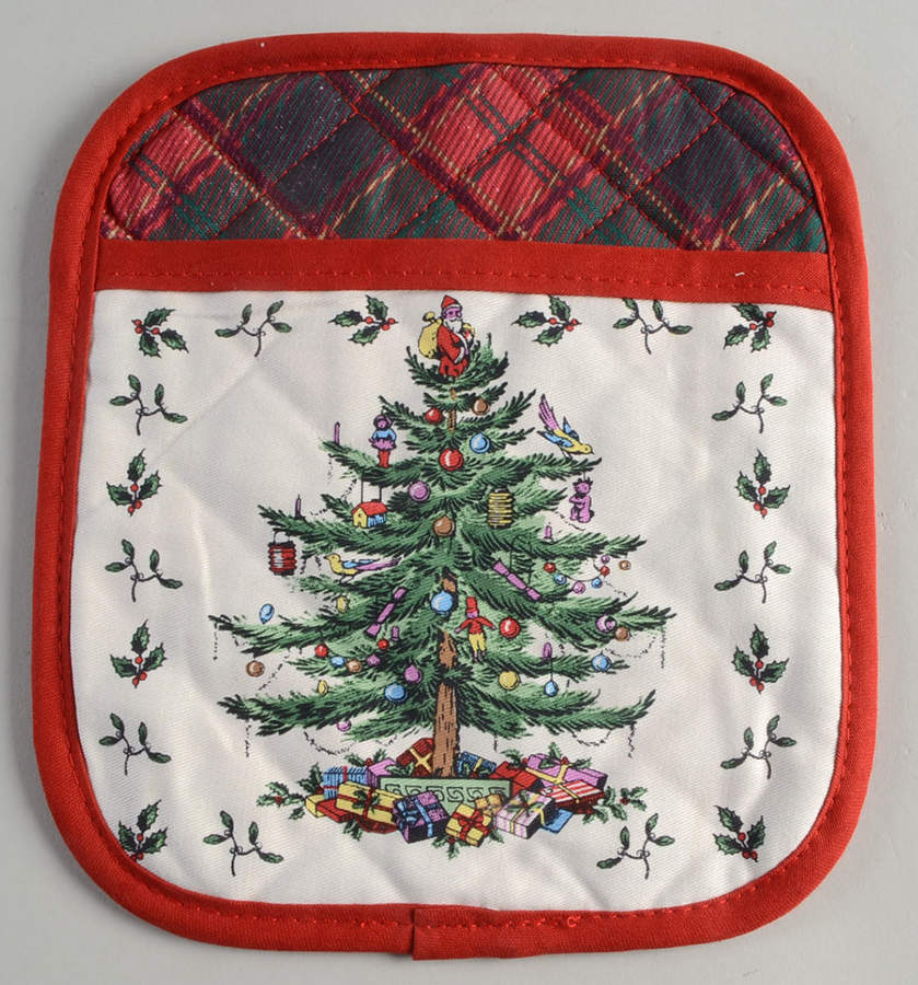 Christmas Tree Cloth Potholder by Spode-1