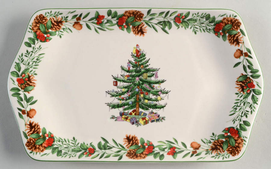 Christmas Tree 2021 Annual Desseet Tray by Spode-1