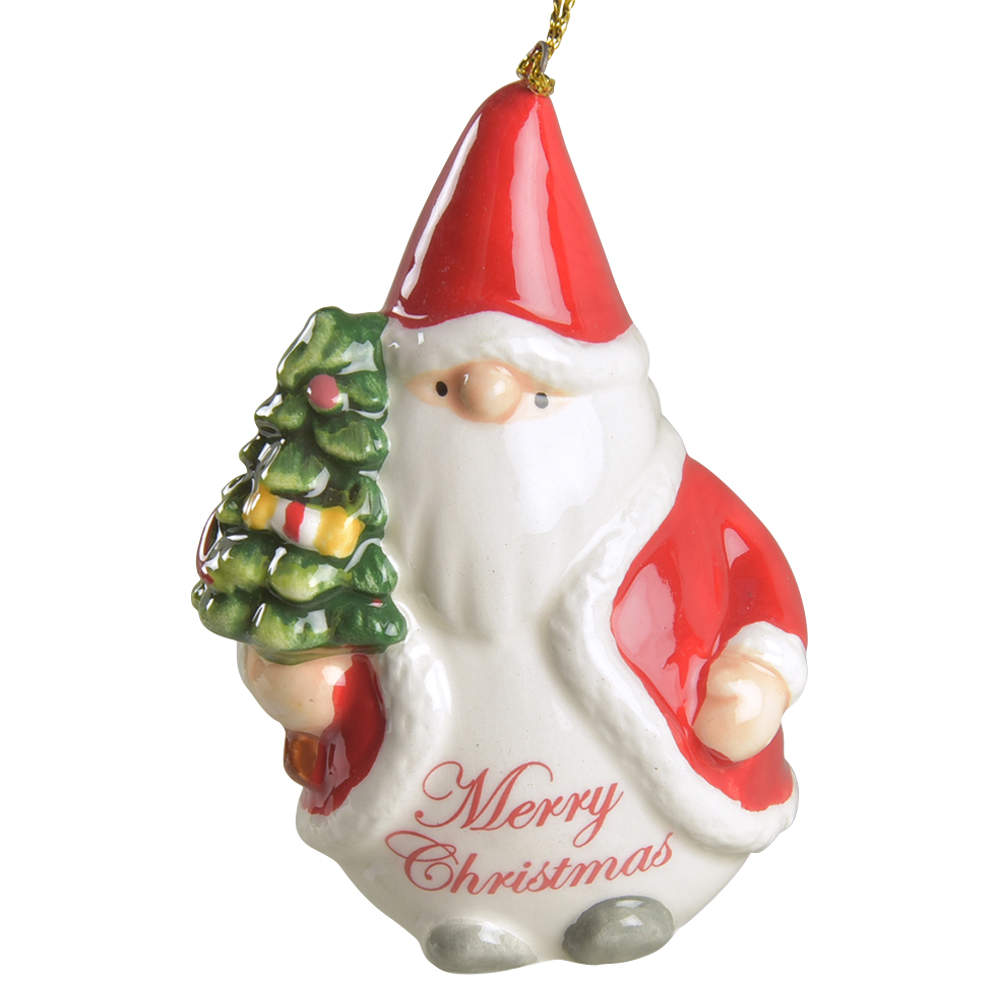 Christmas Tree Ornaments Gnome Merry Christmas - Boxed by Spode-1