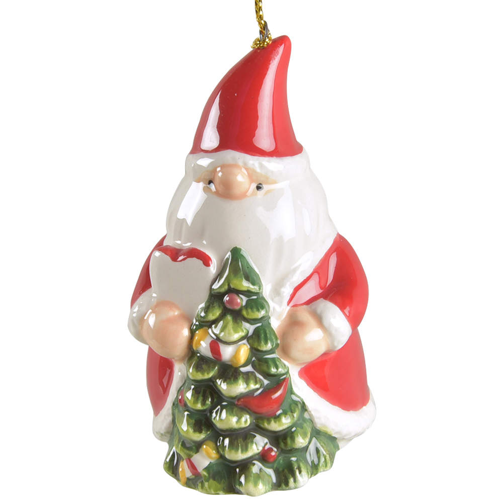 Christmas Tree Ornaments Gnome With Heart - Boxed by Spode-1