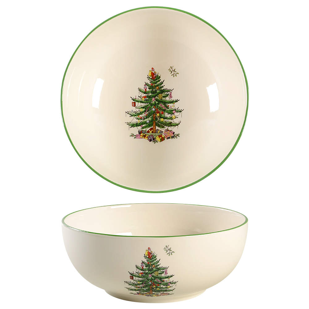 Christmas Tree 8" Round Bowl by Spode-1