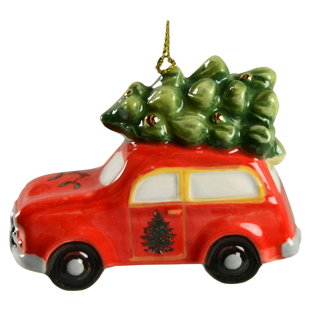 Christmas Tree Ornaments Station Wagon - Boxed by Spode-1
