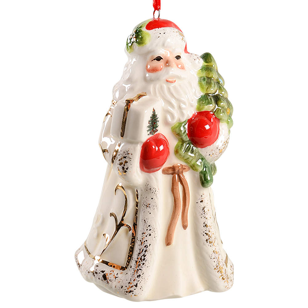Christmas Tree Ornaments Single Santa - Boxed by Spode-1