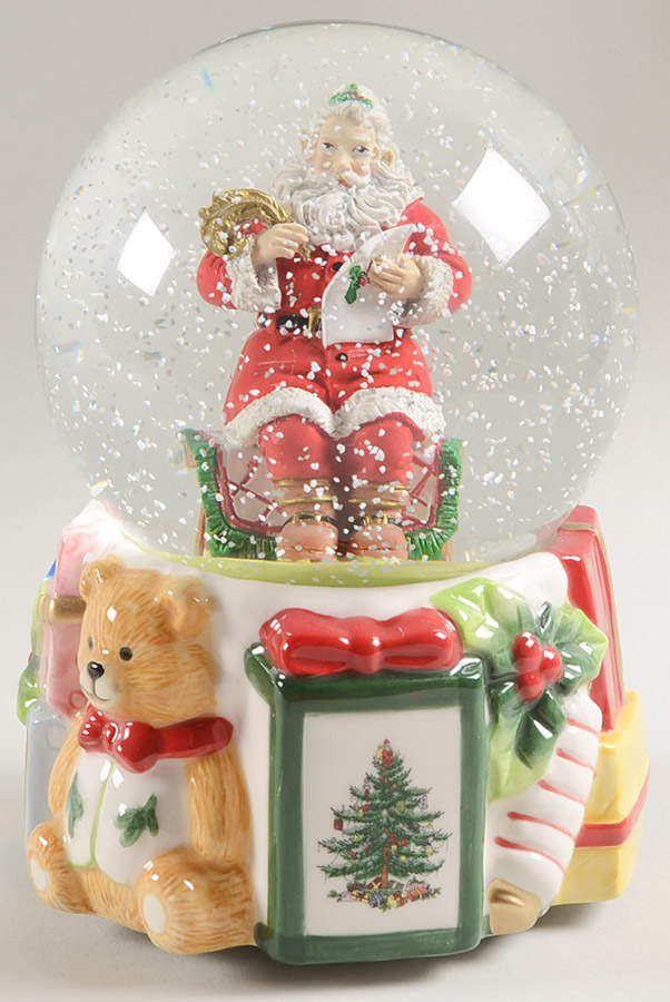 Christmas Tree Snow Globe by Spode-1