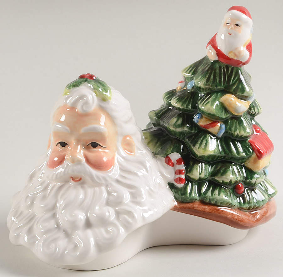 Christmas Tree Lid for Figural Cookie Jar by Spode-1