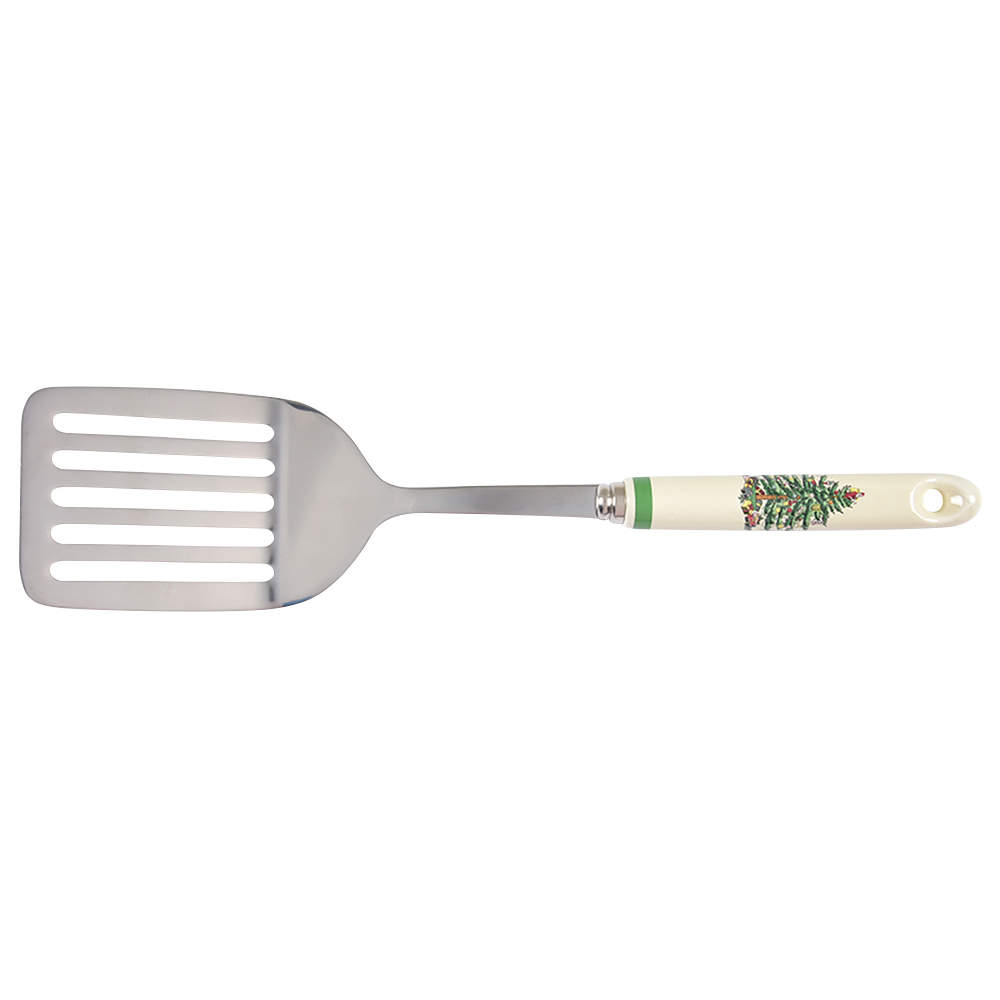 Christmas Tree Metal Slotted Spatula by Spode-1