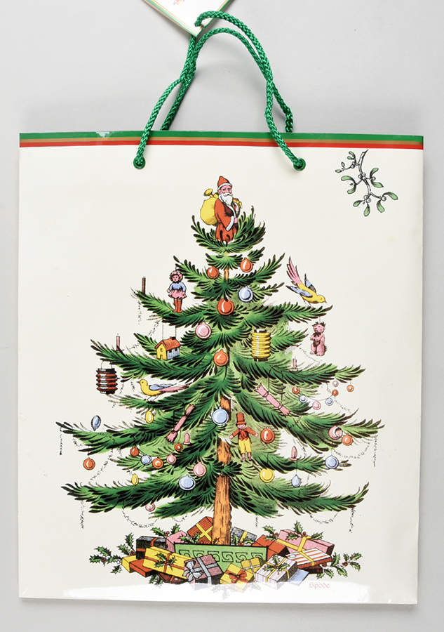 Christmas Tree Xtra Large Paper Gift Bag by Spode-1