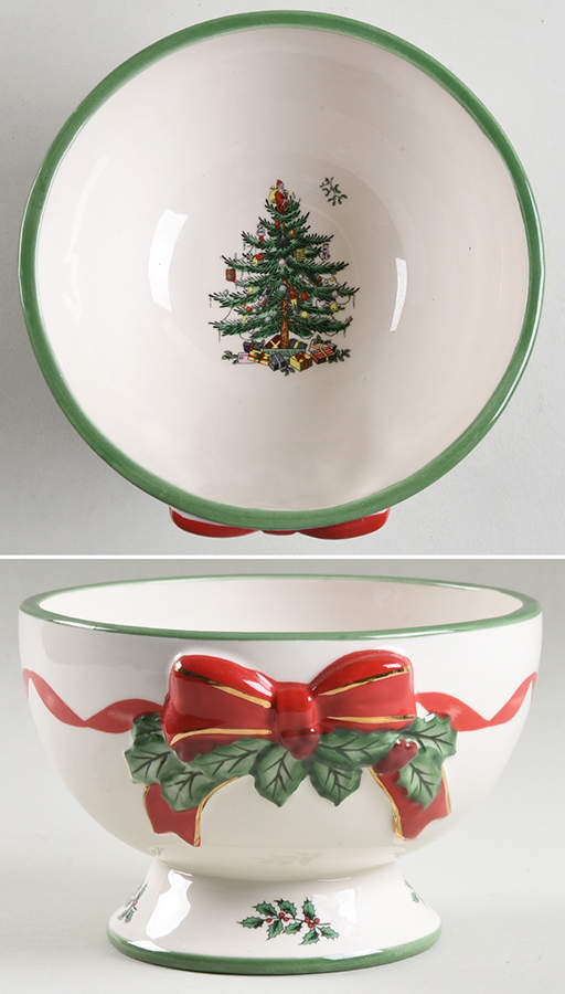 Christmas Tree Nut Bowl by Spode-1