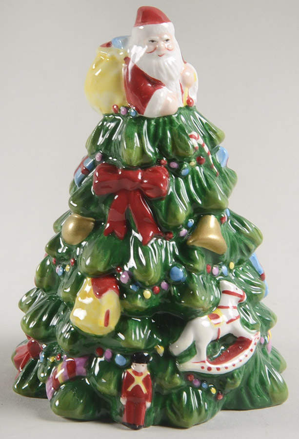 Christmas Tree Figural Salt Shaker by Spode-1