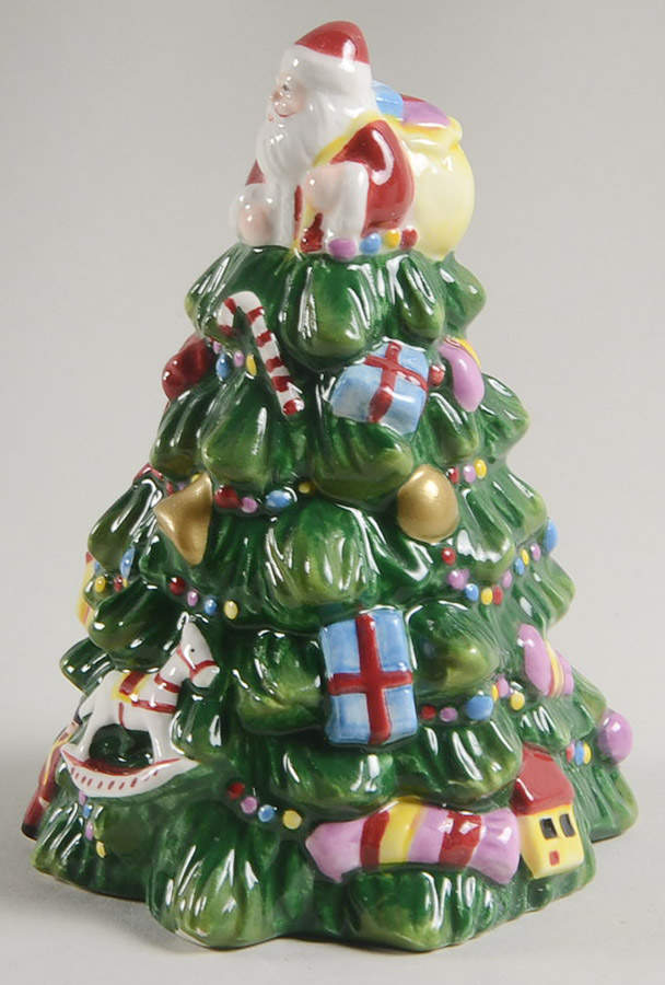 Christmas Tree Figural Pepper Shaker by Spode-1