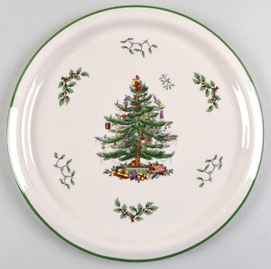 Christmas Tree Platter No Dome by Spode-1