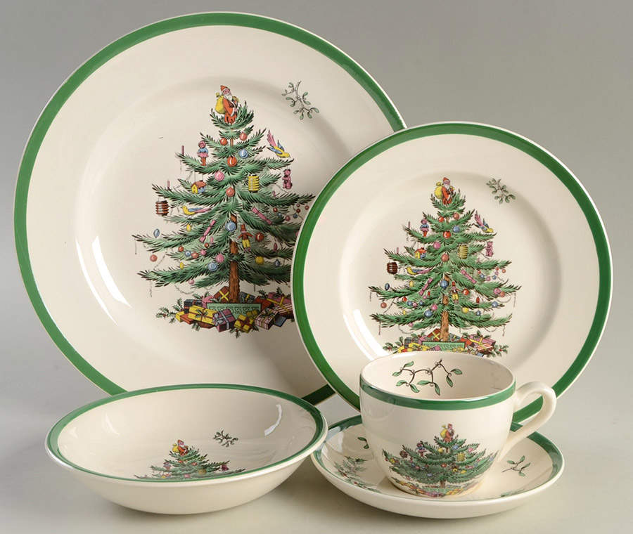 Christmas Tree 40  Piece Estate Set by Spode-1