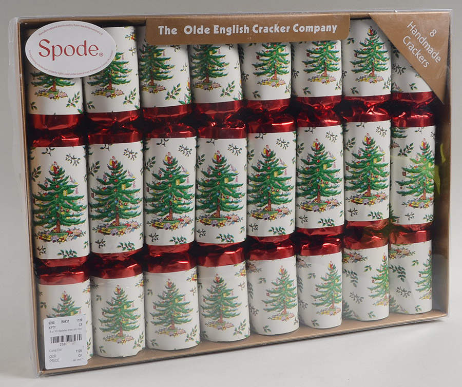 Christmas Tree Handmade English Cracker - Set of 8 by Spode-1