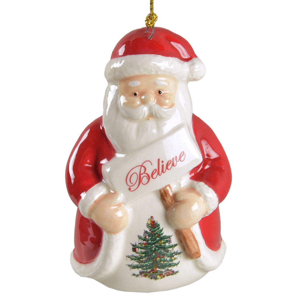 Christmas Tree Ornaments Believe In Santa - No Box by Spode-1