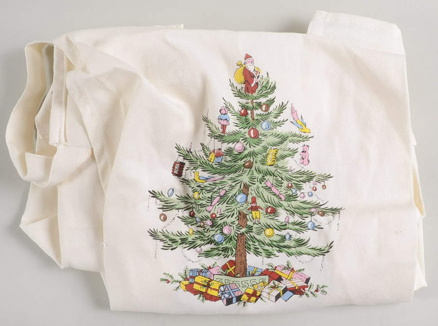 Christmas Tree Cloth Kitchen Apron by Spode-1