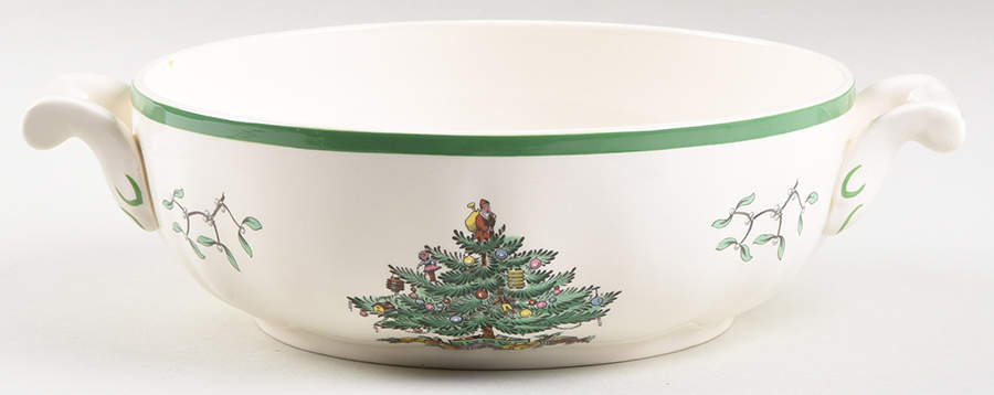Christmas Tree Round Vegetable No Lid by Spode-1