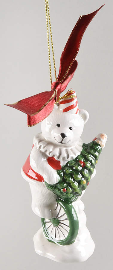 Christmas Tree Ornaments Carnival Bear - Boxed by Spode-1