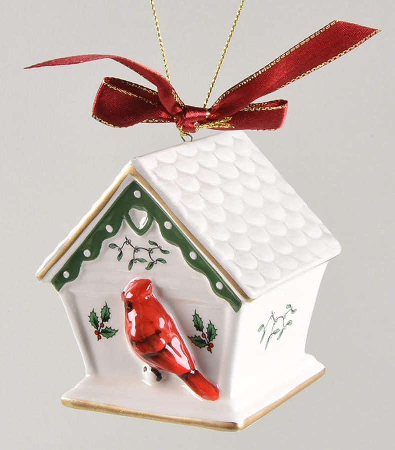 Christmas Tree Ornaments Birdhouse - Boxed by Spode-1