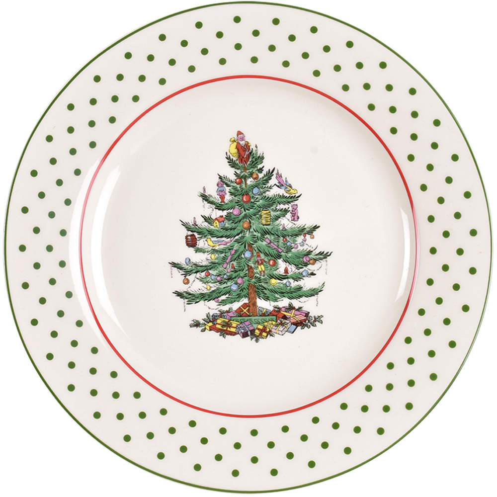 Christmas Tree Dessert/Pie Plate by Spode-1