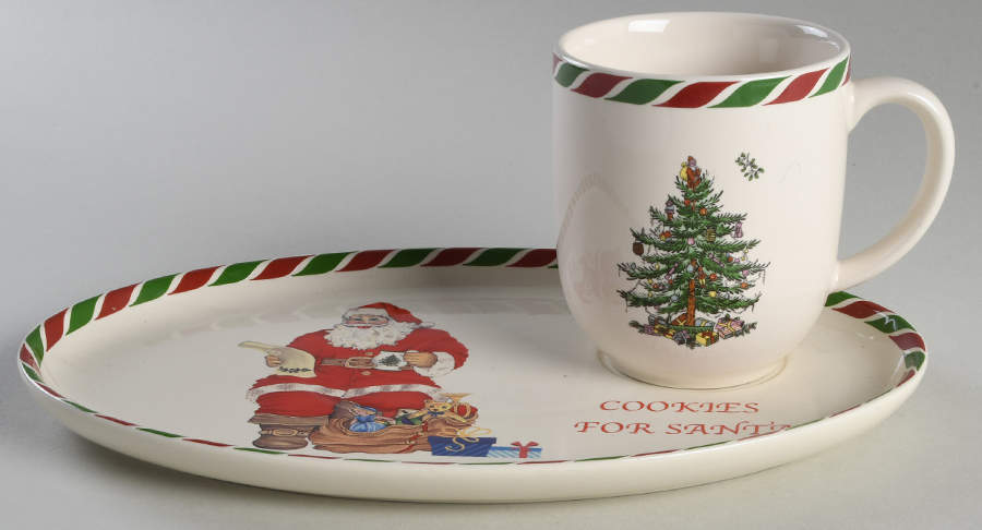 Christmas Tree Cookie Tray & Mug (TRCSA2 & MUGCC2) by Spode-1
