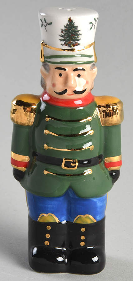 Christmas Tree Figural Pepper Shaker by Spode-1