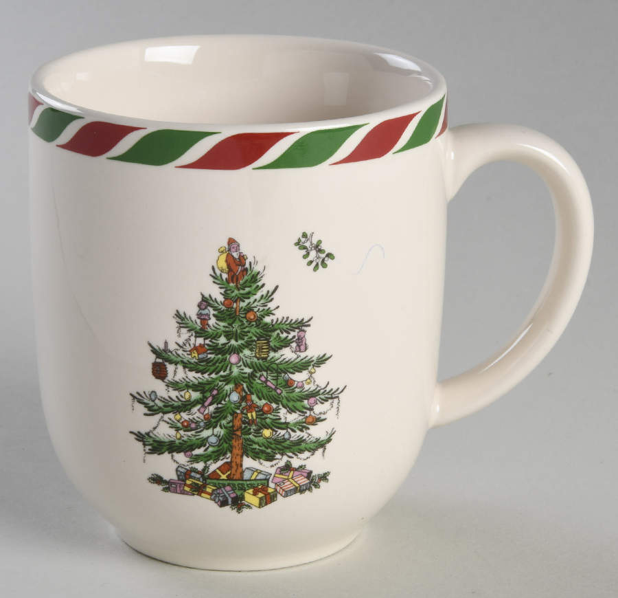 Christmas Tree Candy Cane Mug by Spode-1