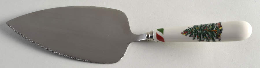 Christmas Tree Cake Server w/Stainless Blade by Spode-1