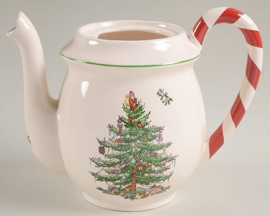 Christmas Tree Teapot No Lid by Spode-1