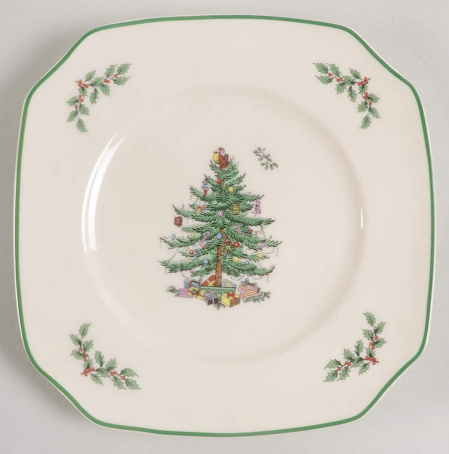 thumbnail image 2 of Spode Christmas Tree Serving Bowl, Ceramic, Multi-Colour 2 of 11