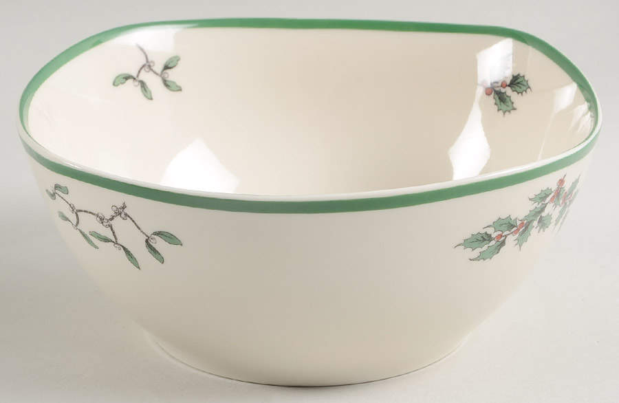 Christmas Tree 6" Square Bowl by Spode-1