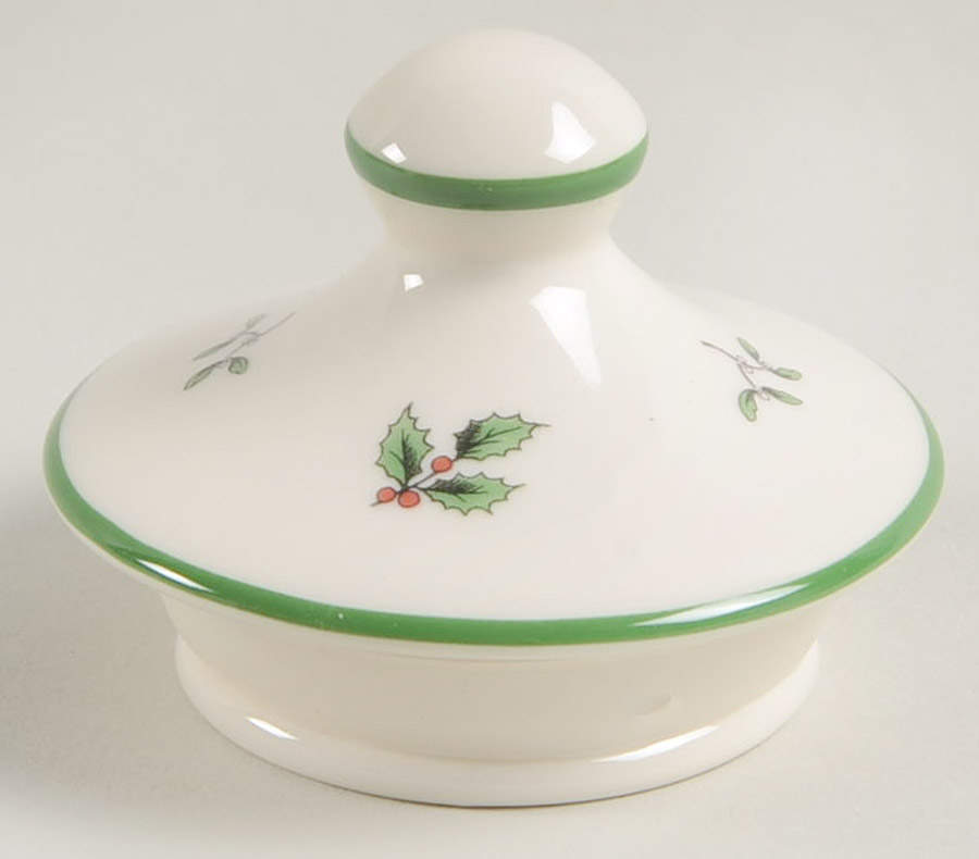 Christmas Tree Lid for Cinnamon Spice Jar by Spode-1