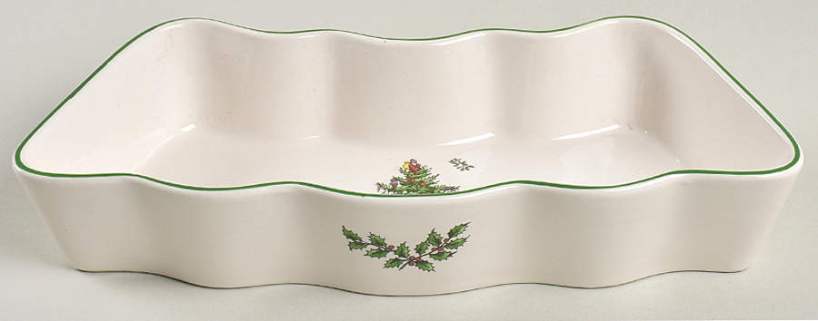 Christmas Tree Middle Bowl To (3 Piece) Tree Shape Dip Bowl Set by Spode-1