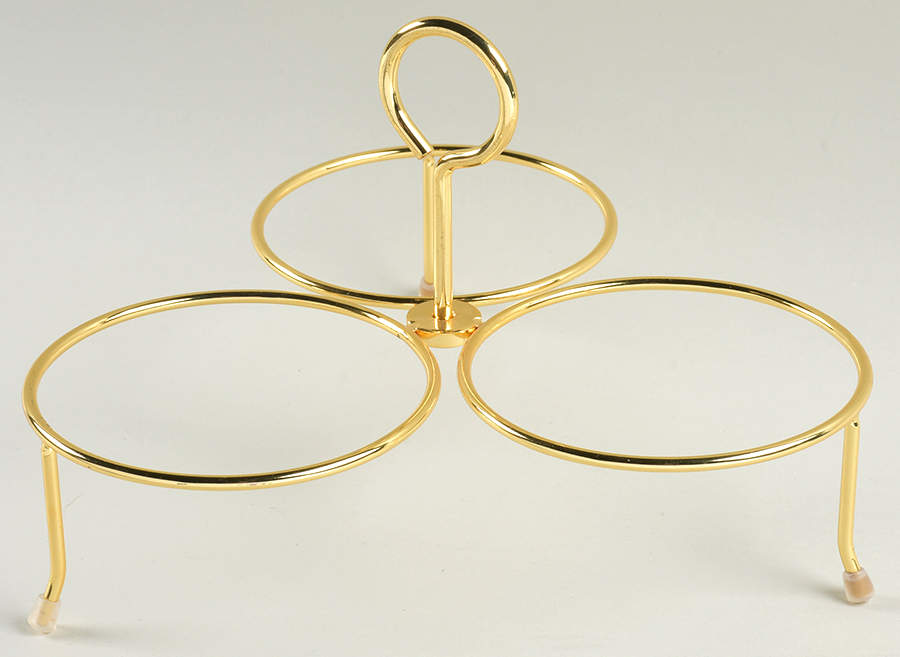 Christmas Tree Metal Stand for - Set of 3 Condiment Bowls by Spode-1