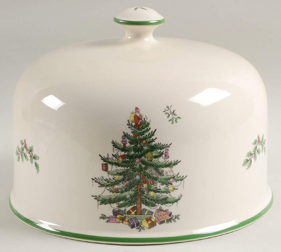Christmas Tree Dome for Platter by Spode-1