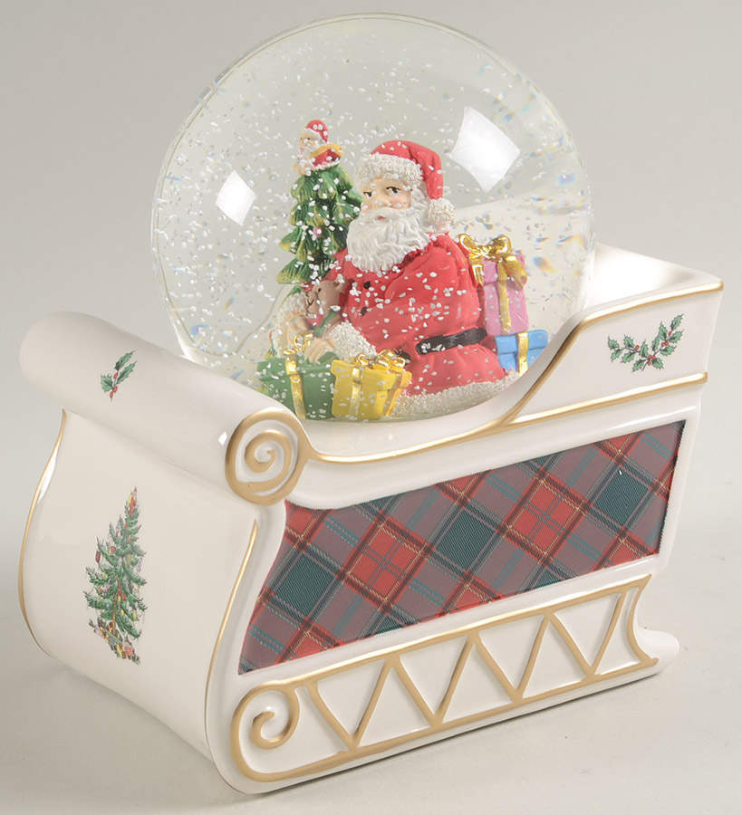 Christmas Tree Snow Globe by Spode-1