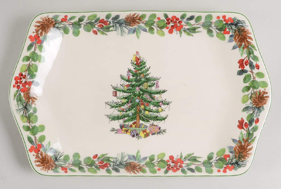 Christmas Tree 2022 Annual Dessert Tray by Spode-1