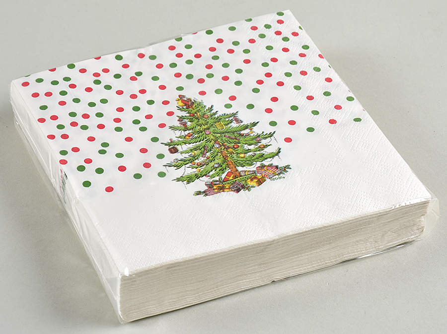 Christmas Tree Package of Paper Luncheon Napkins by Spode-1
