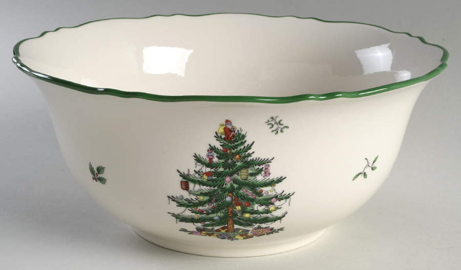 Christmas Tree Punch Bowl by Spode-1