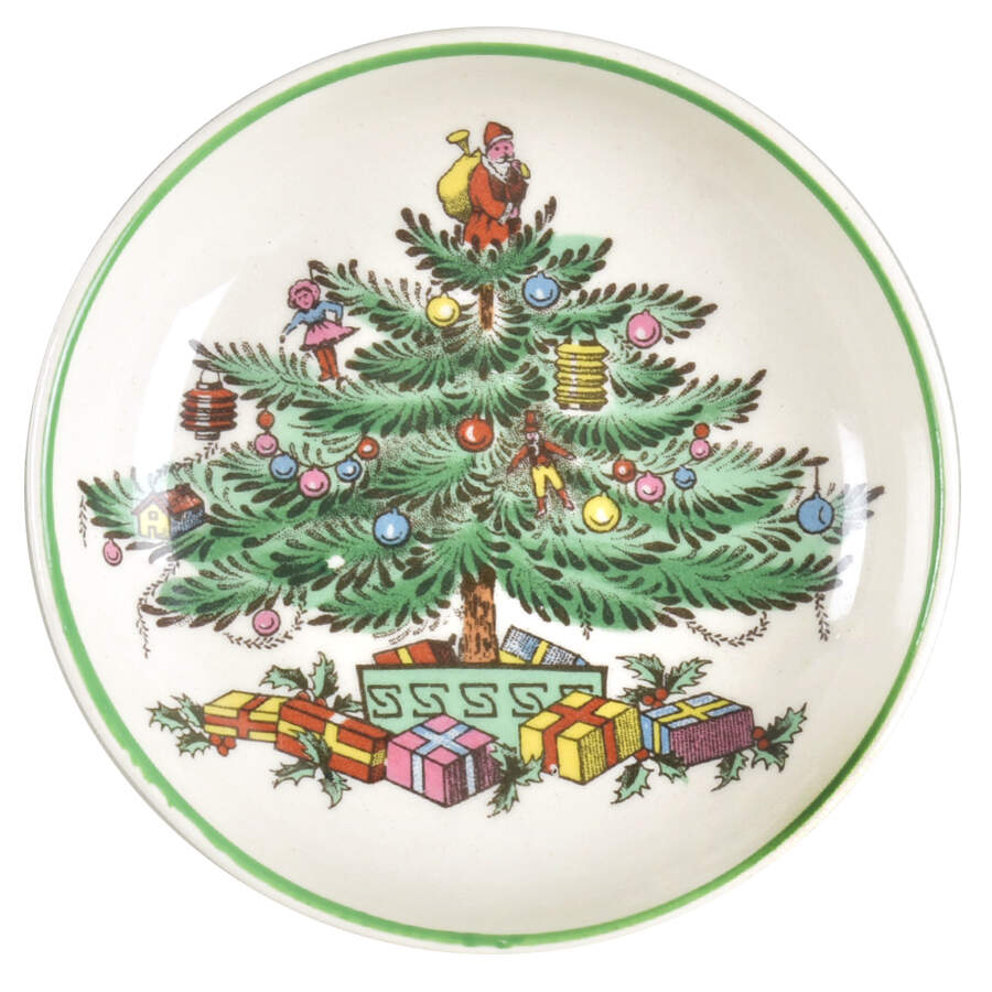 Christmas Tree Butter Pat by Spode-1